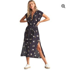 Billabong Little Flirt Dress - Black Floral